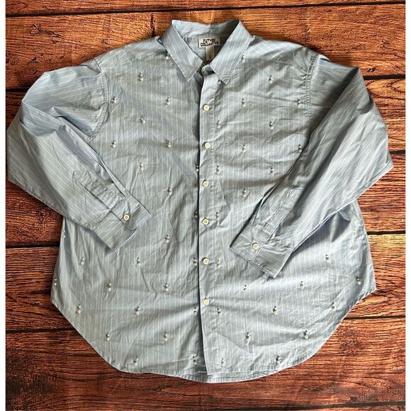 Future Collective Women's Long Sleeve Collared Embellished Button Down Shirt,‎ S - Picture 5 of 9